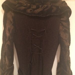 Long sweater coat